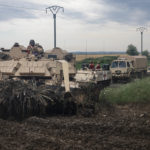Military Vehicles in a field