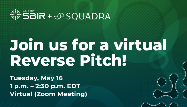 Join us for virtual Reverse Pitch!